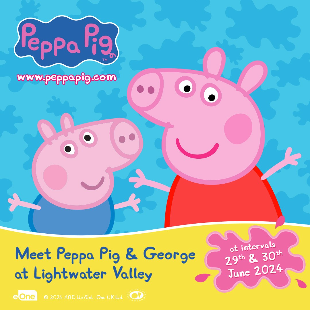 Meet Peppa Pig & George at Lightwater Valley